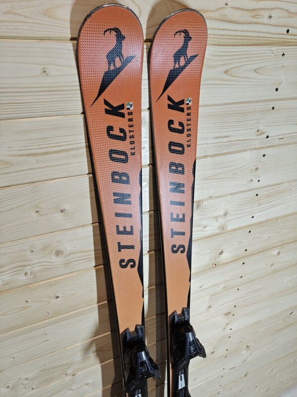 LYŽE STEINBOCK KLOSTERS ORANGE LIMITED EDITION --SWISS MADE-- 170CM 